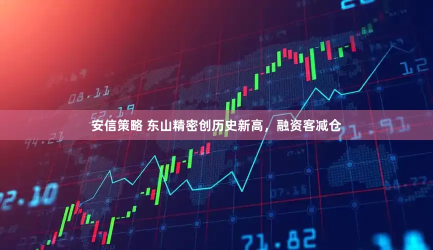 安信策略 东山精密创历史新高，融资客减仓