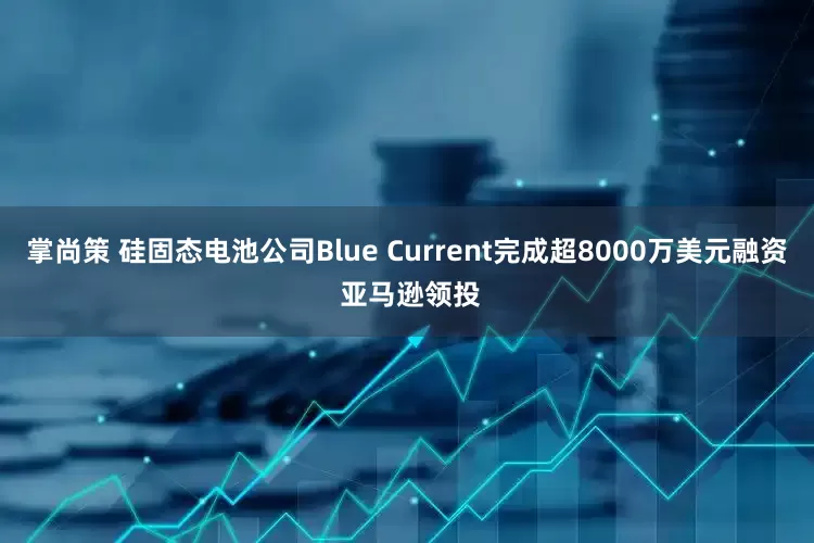 掌尚策 硅固态电池公司Blue Current完成超8000万美元融资 亚马逊领投